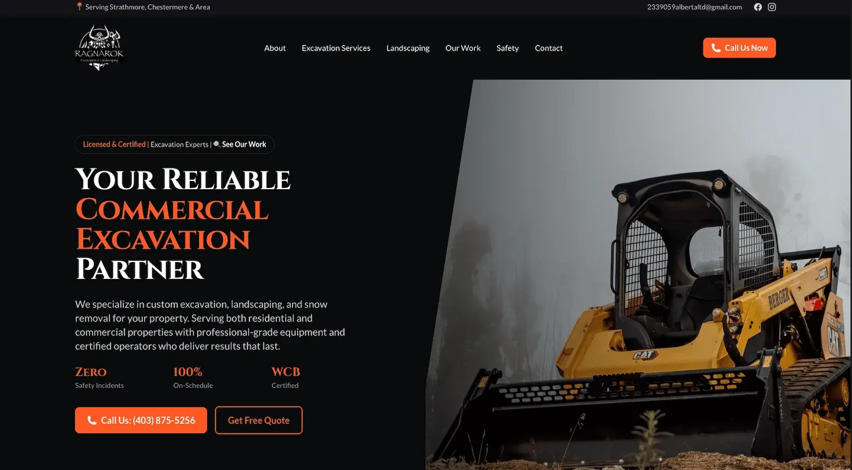 Ragnarok website after redesign - modern, fast, professional