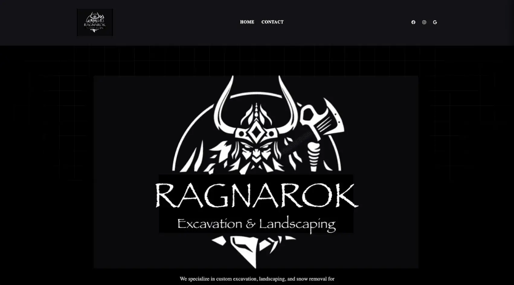 Ragnarok website before redesign