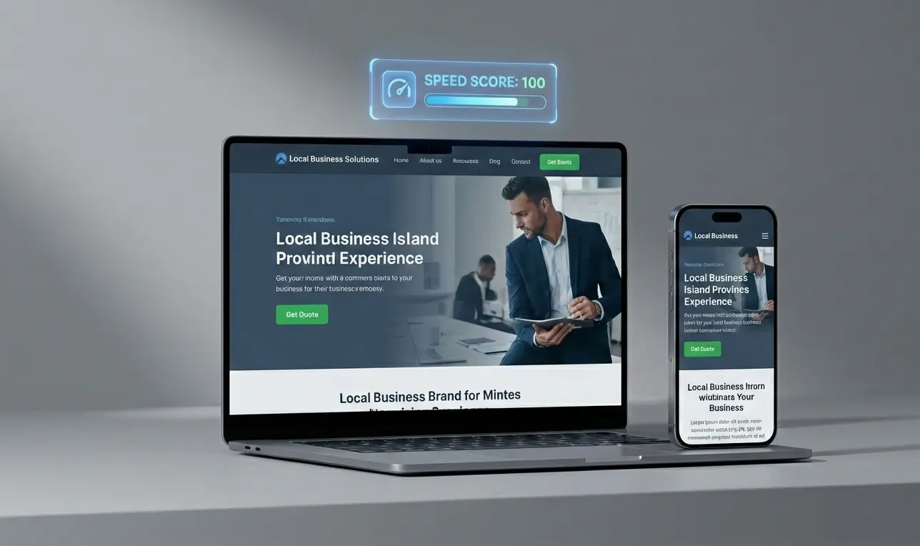 Custom Website - A professional website that helps customers find you.